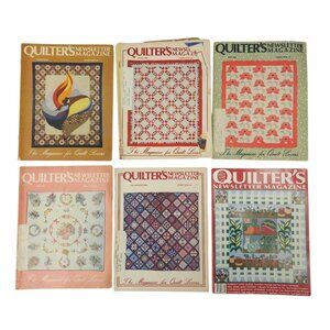 Quilters Newsletter Magazine Lot of 6 March April May June July/August 1983 1991